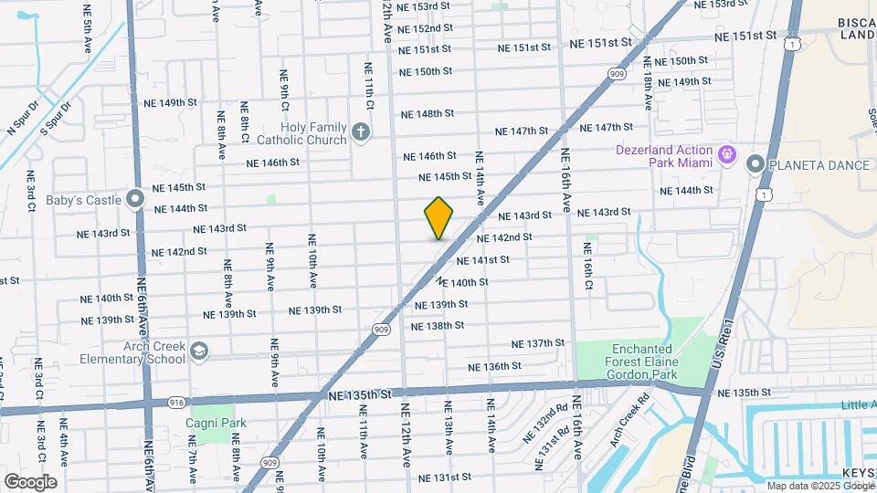 1290 NE 142nd St Map and Location Details
