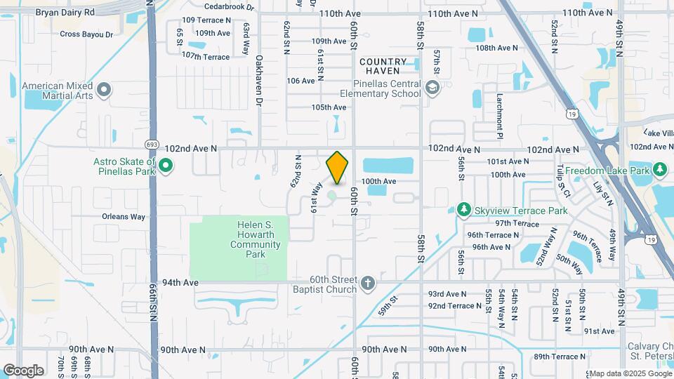 6033 99th Ct N Map and Location Details