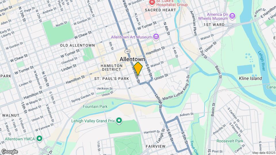 119 S 7th St Map and Location Details