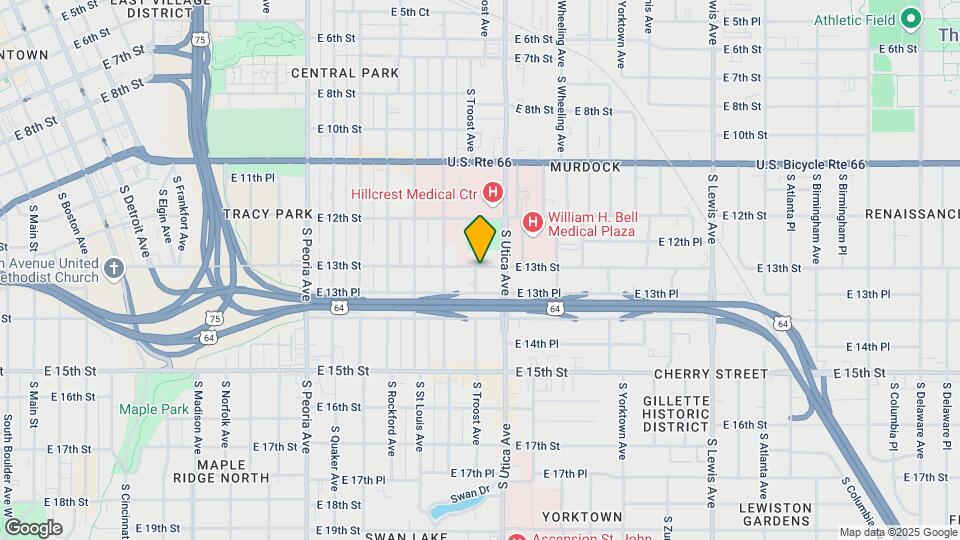 1640 E 13th St Map and Location Details
