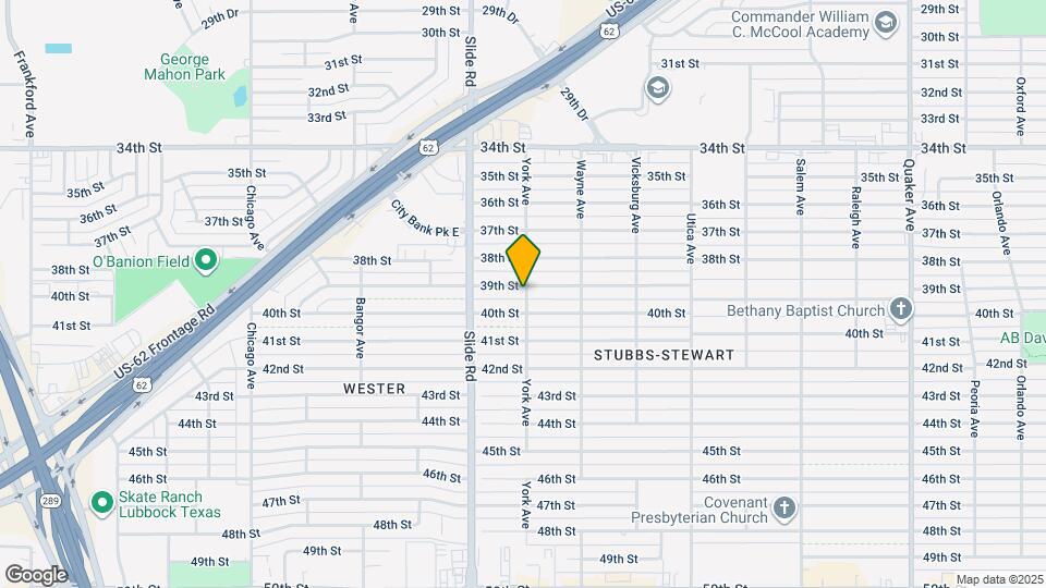 5101 39th St Map and Location Details
