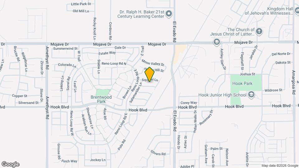 14350 Jackrabbit Ln Map and Location Details