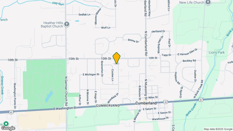 910 Woodlark Dr Map and Location Details