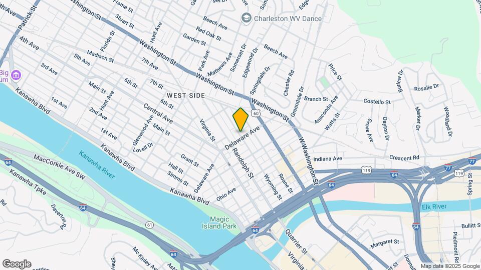 401 Delaware Ave Map and Location Details