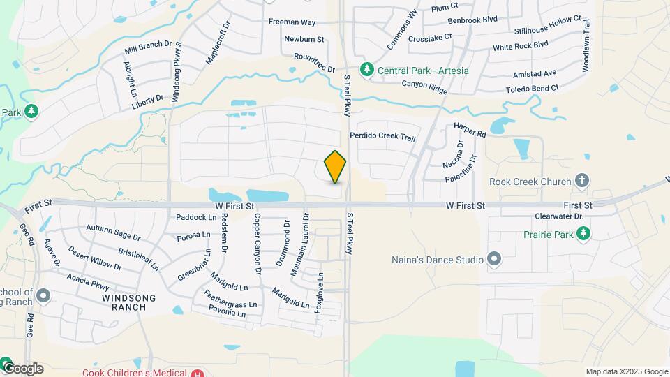 3741 Llano Dr Map and Location Details