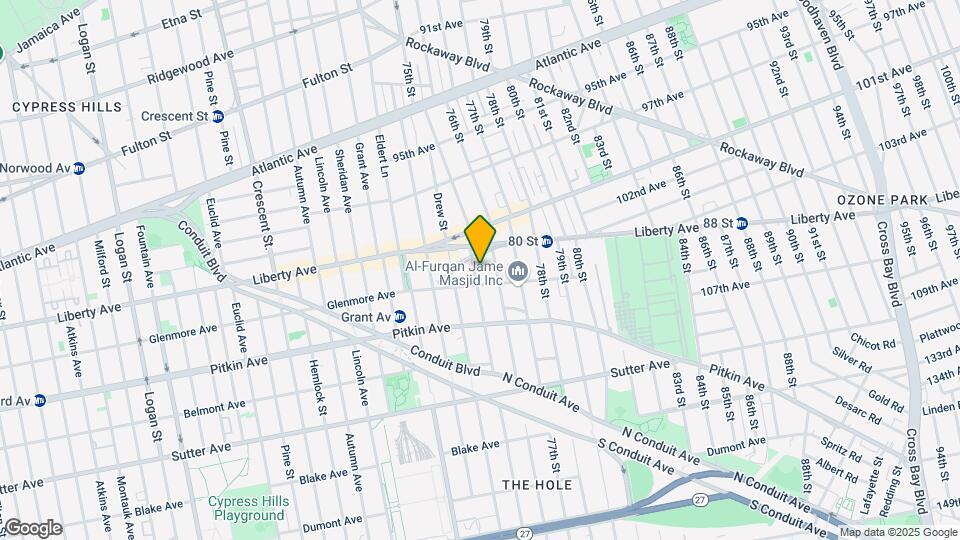 105-25 75th St Mapa y Detalles de la Ubicación