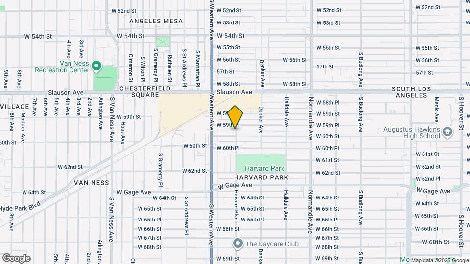 5961 Harvard Blvd Map and Location Details