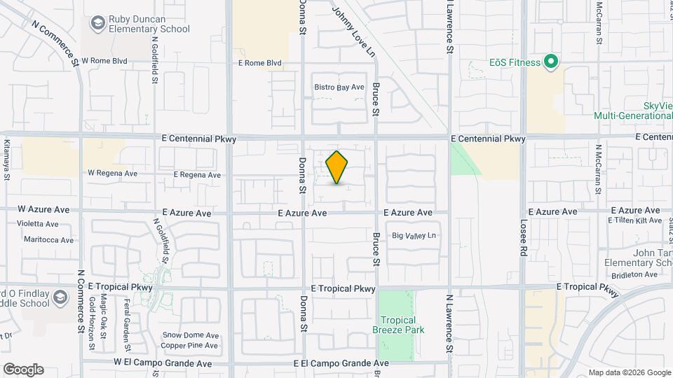 1023 Sunny Acres Ave Mapa y Detalles de la Ubicación