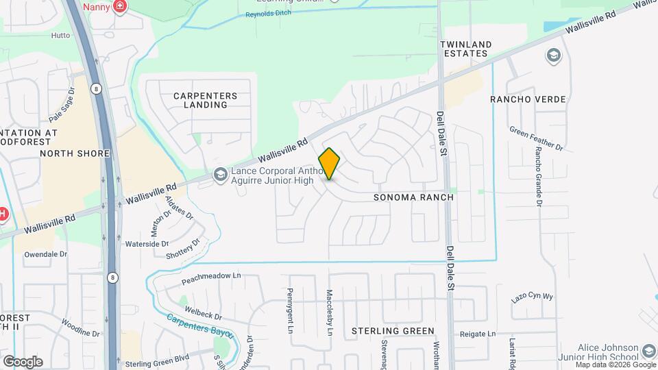 15807 Sonoma Park Dr Map and Location Details