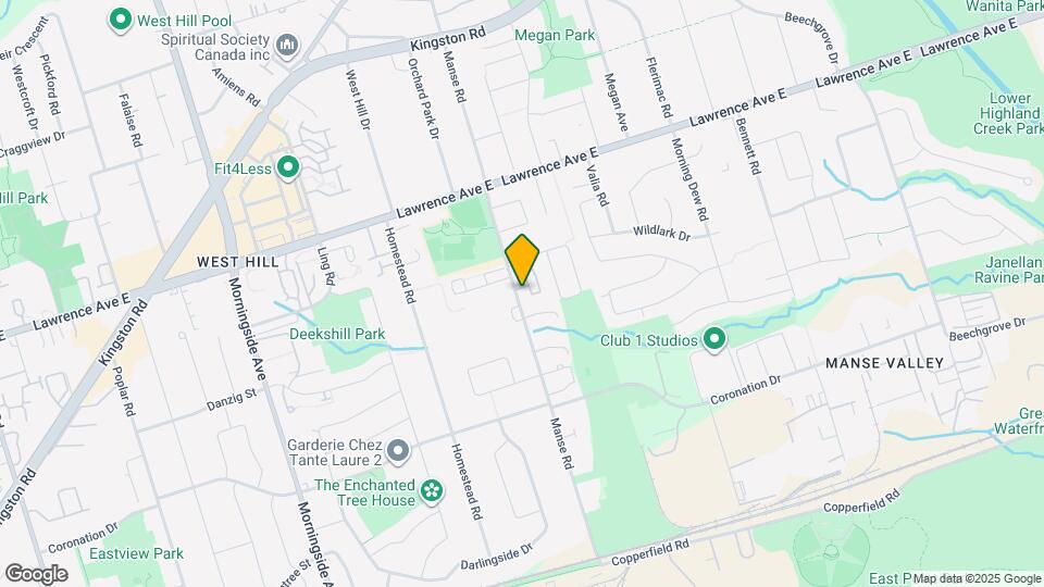 275 Manse Rd Map and Location Details