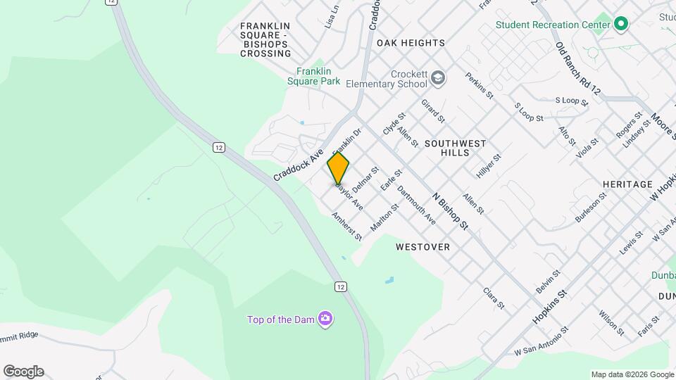 1309 Baylor Ave Map and Location Details