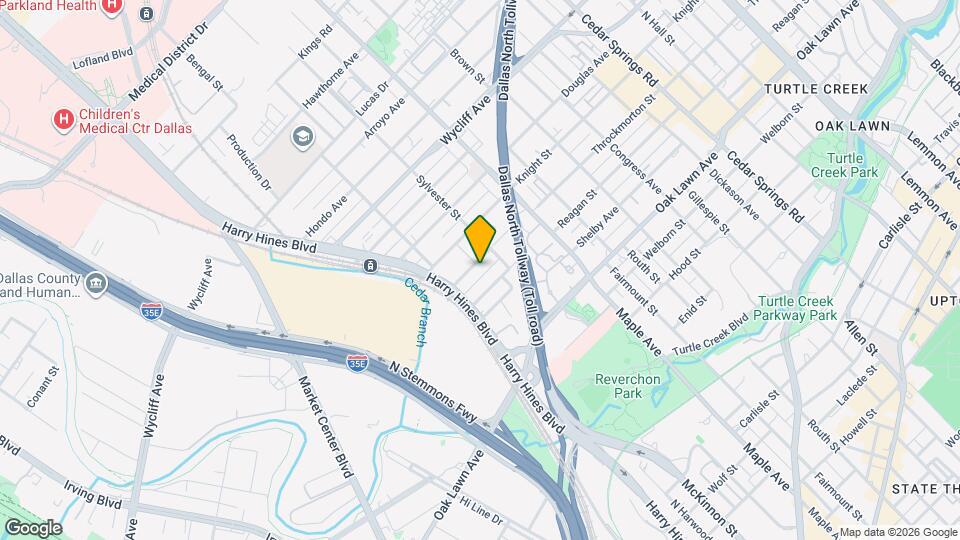 2330 Throckmorton St Map and Location Details