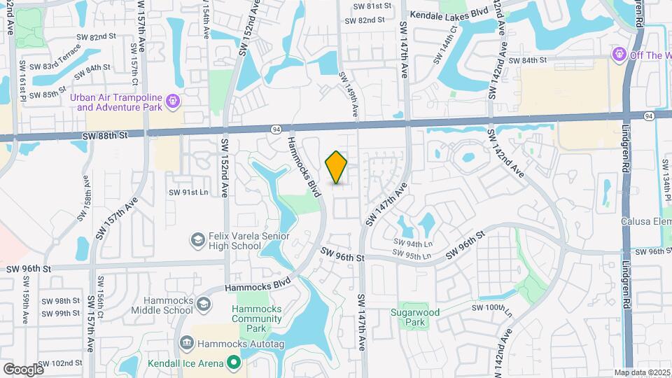 9121 SW 150th Ave Map and Location Details