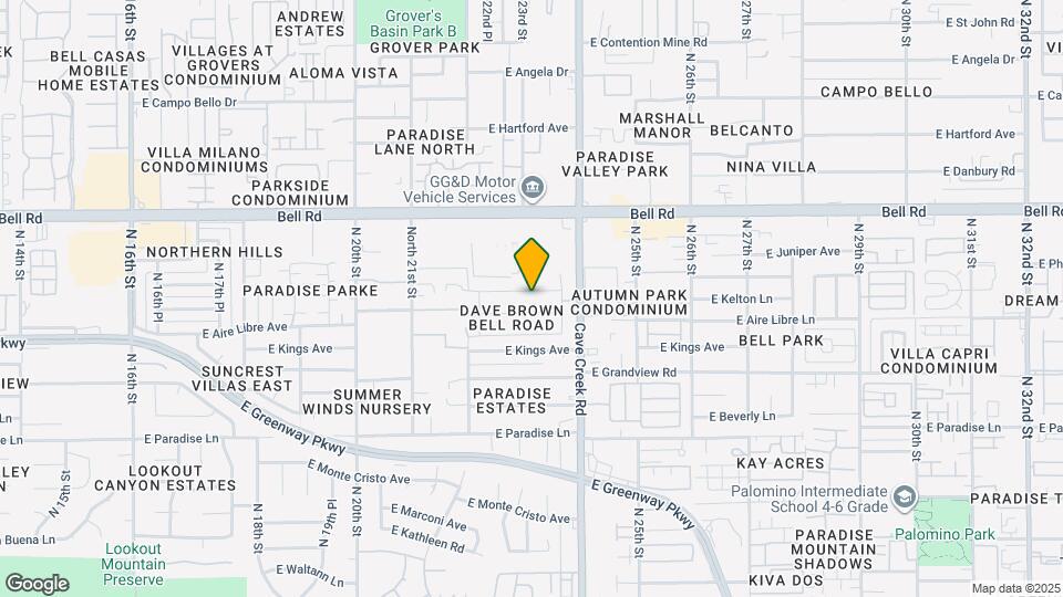 2307 E Kelton Ln Map and Location Details