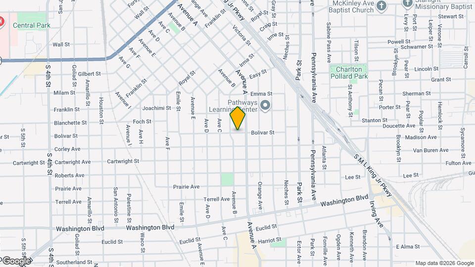 1441-1443 Bolivar St Map and Location Details