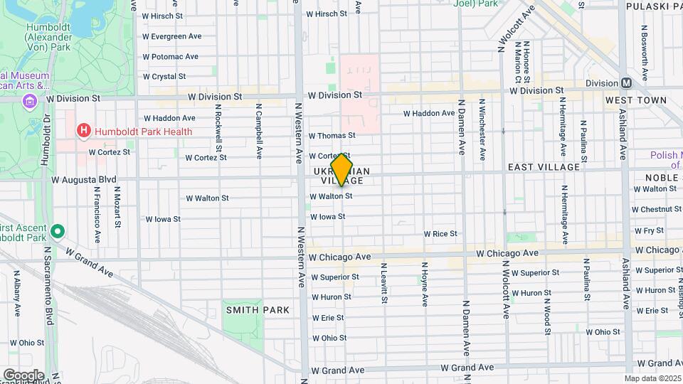 2306 W Walton St-Unit -2W COPY Map and Location Details