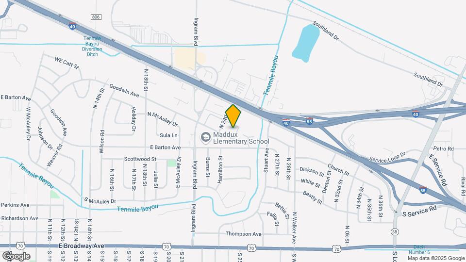 2411 Talonwood Dr Map and Location Details
