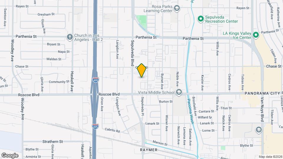 8409 Columbus Ave Mapa y Detalles de la Ubicación