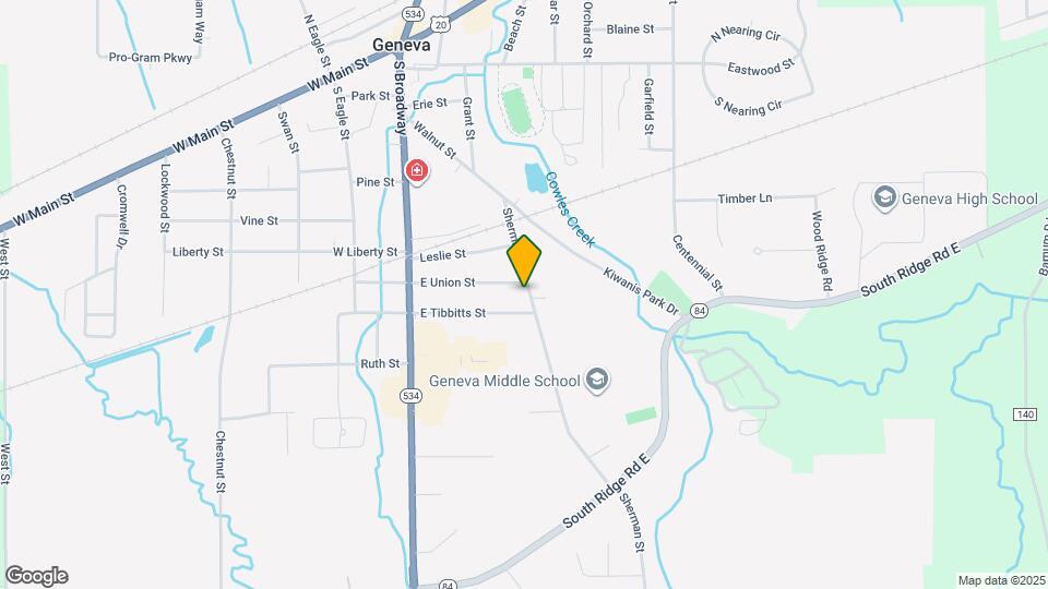 650 Sherman St Map and Location Details