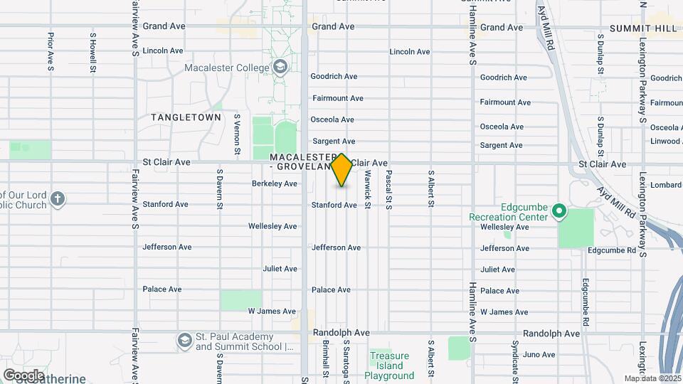 283 S Saratoga St Map and Location Details