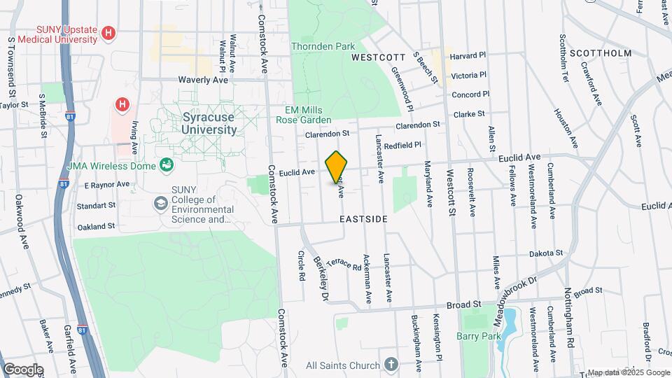 826 Sumner Ave Map and Location Details