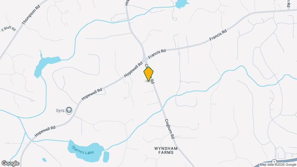 14605 Cogburn Rd Map and Location Details