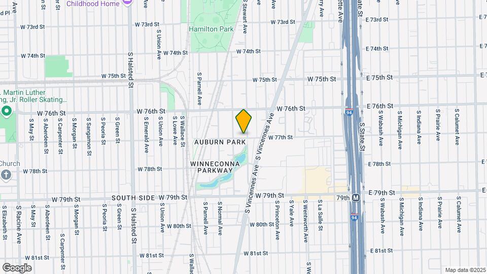 406 W 77th St Map and Location Details