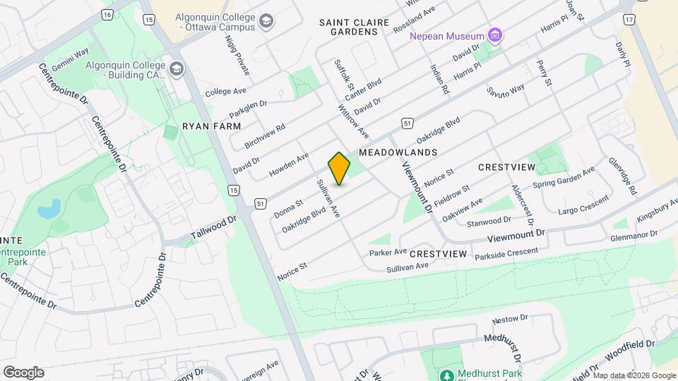 147 Oakridge Blvd Map and Location Details