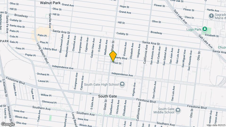 3264 Post St, Unit Apt B Mapa y Detalles de la Ubicación