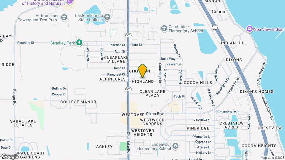 1500 Highland Ct Map and Location Details