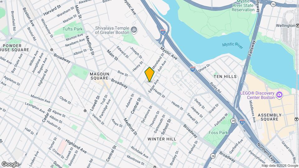 121 Heath St, Unit 2A Map and Location Details