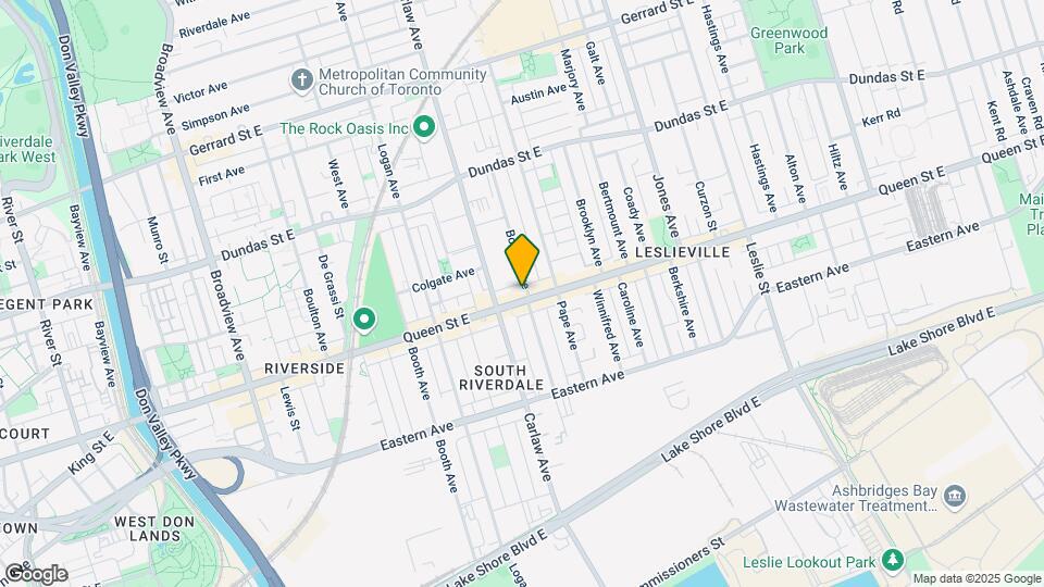 1010 Queen St E Map and Location Details