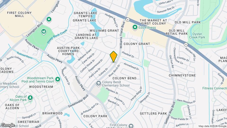 2723 Colony Dr Map and Location Details