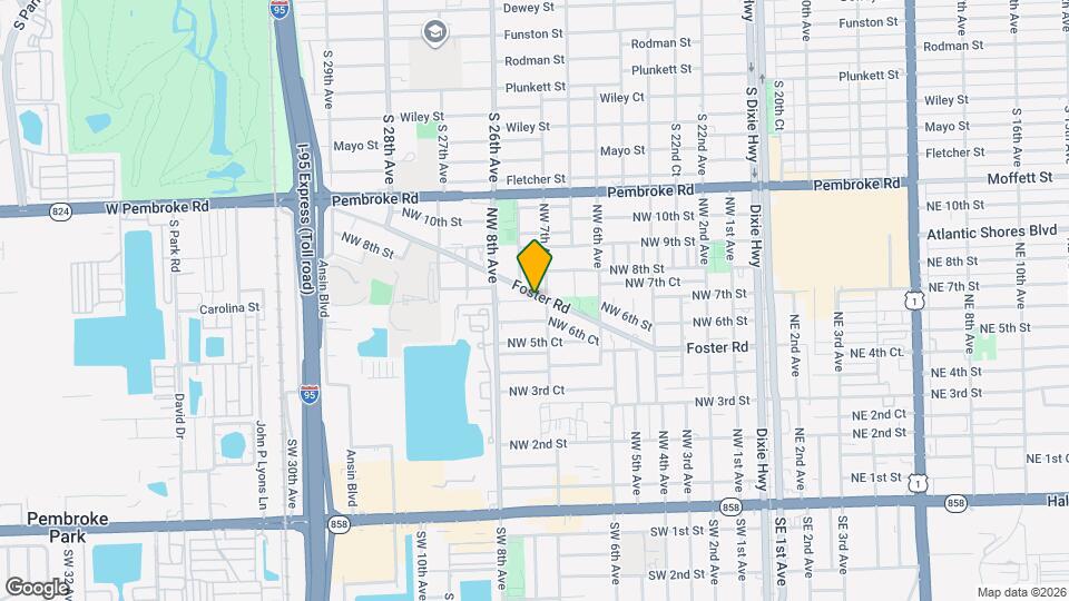 715 NW 7th St Map and Location Details