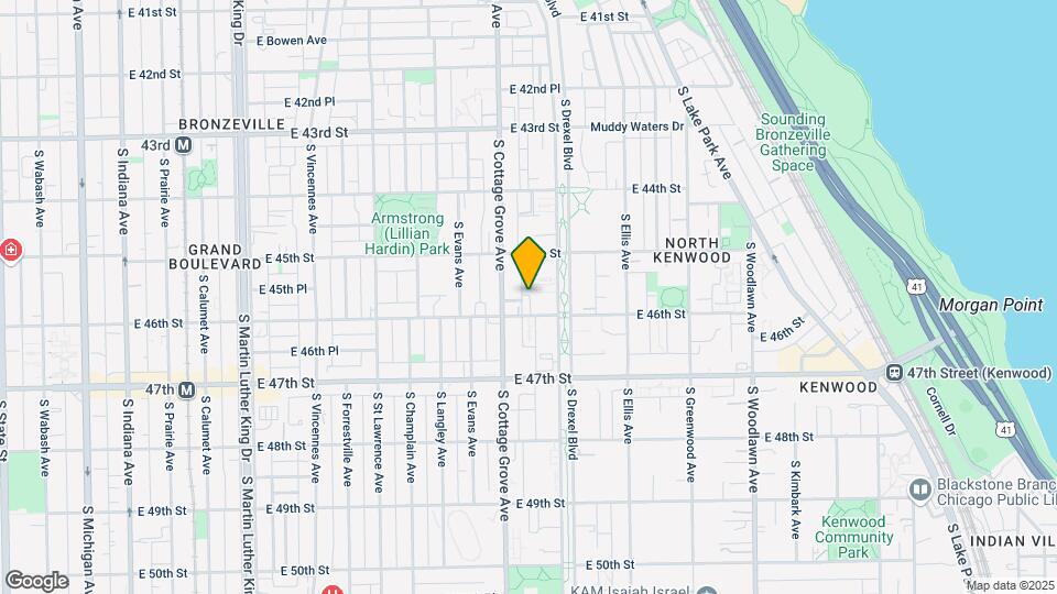 812 E 46th St Map and Location Details