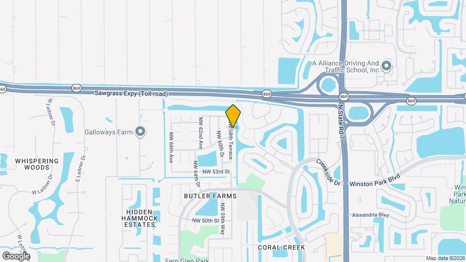 5463 NW 58th Terrace, Unit 432 Mapa y Detalles de la Ubicación