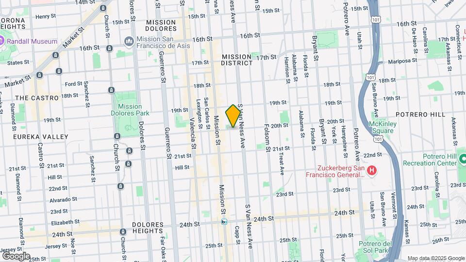 3441-3447 20th St Map and Location Details