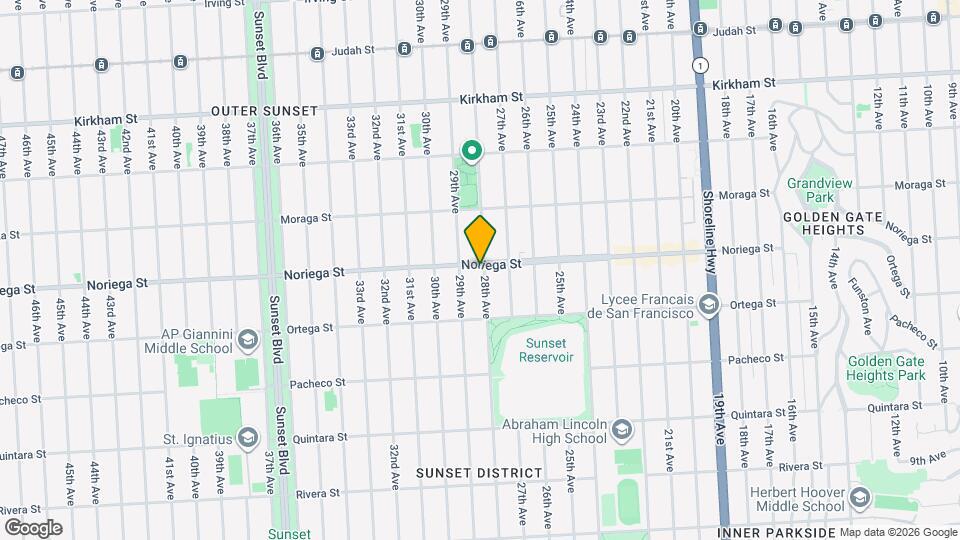 1801A 28th Ave, Unit 1801A Map and Location Details