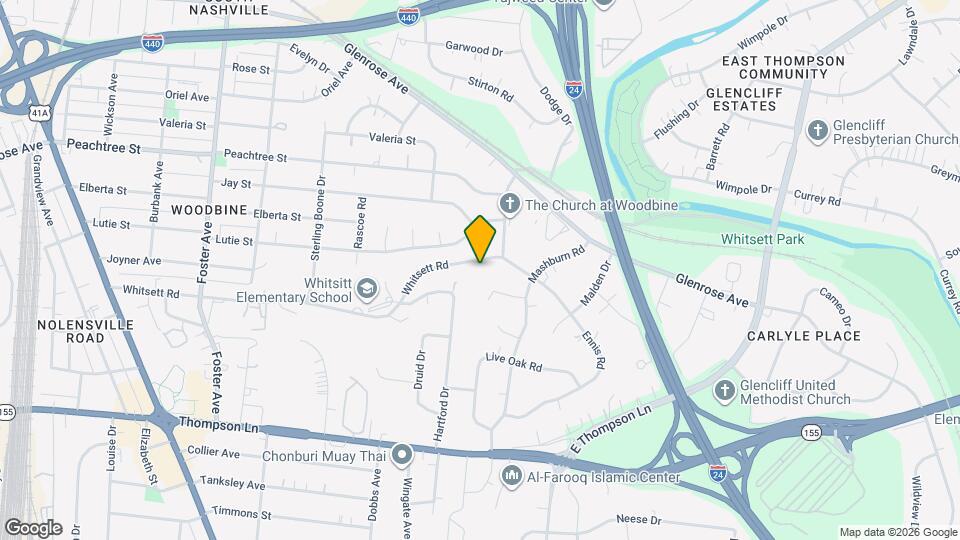 63 Whitsett Rd Map and Location Details