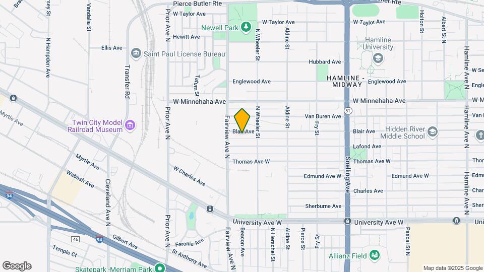1792 Blair Ave, Unit Upper Mapa y Detalles de la Ubicación