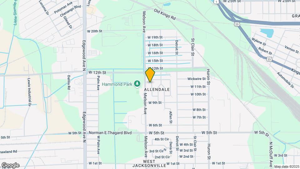 2112 Allandale Cir W Map and Location Details