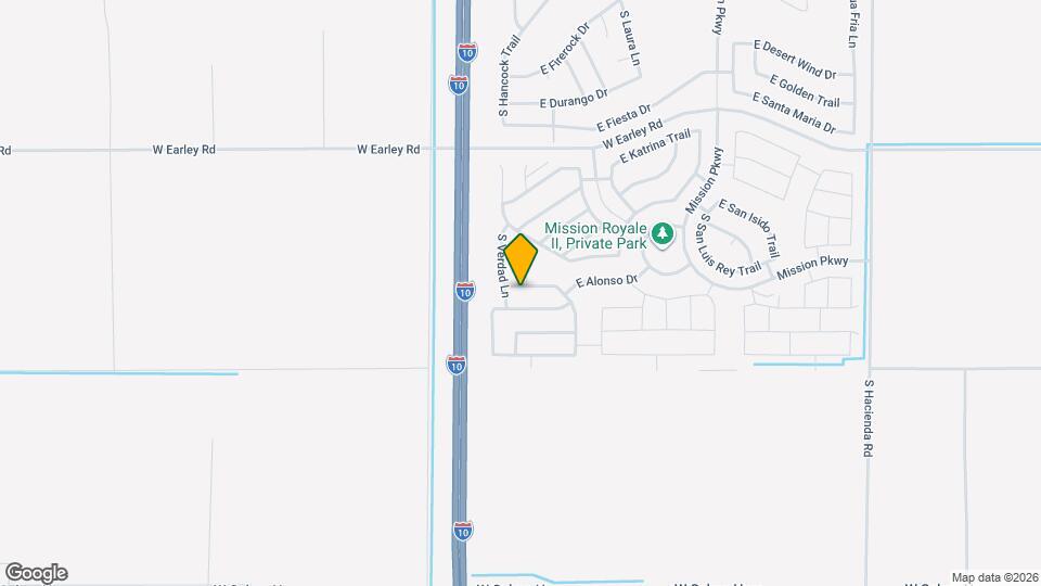 2377 E Alonso Dr Map and Location Details