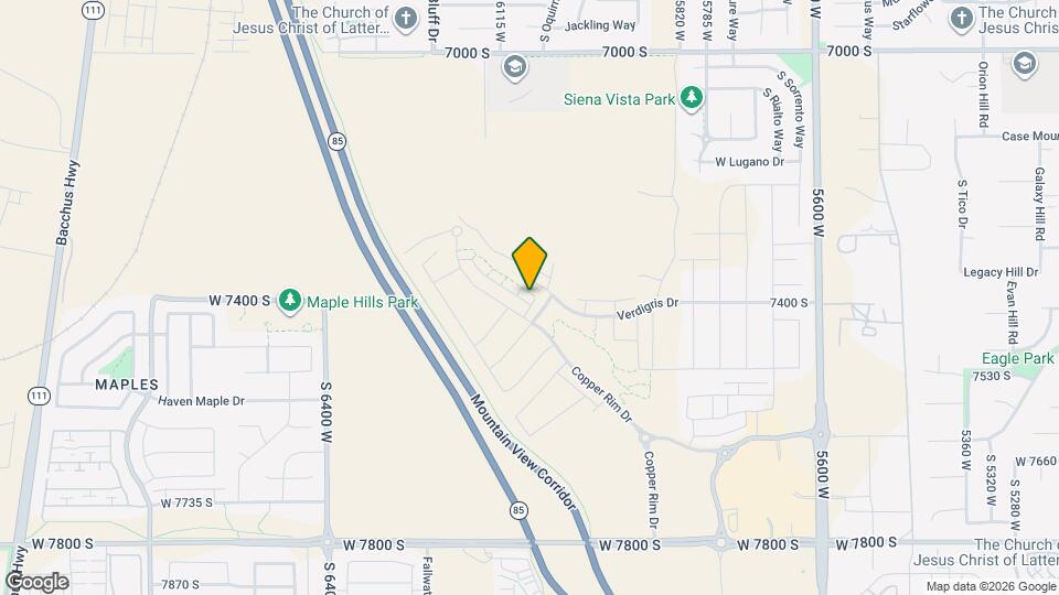 7403 S Olivine River Ln Map and Location Details