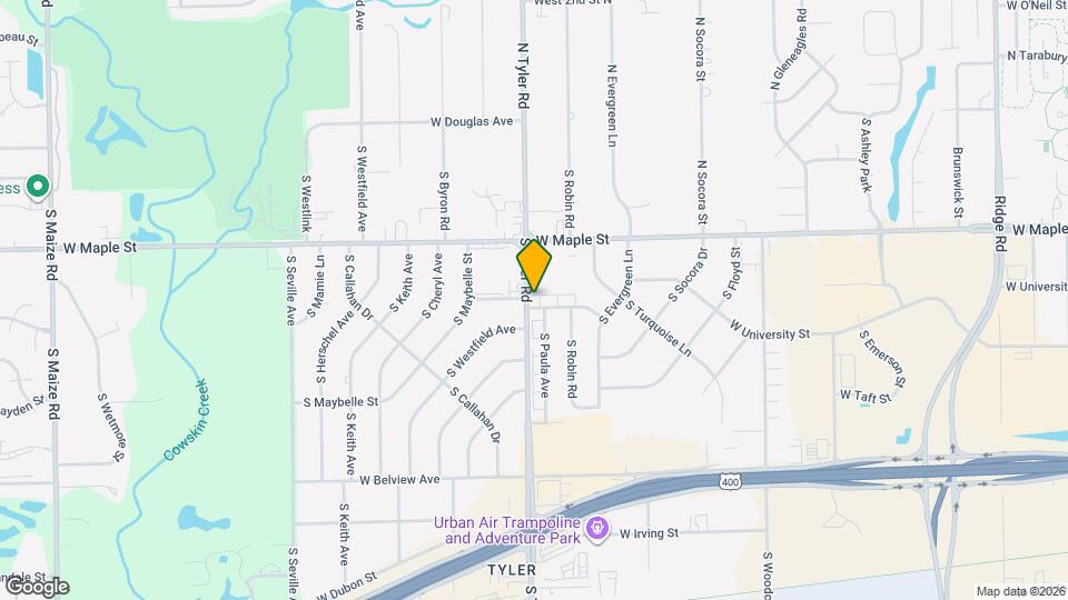 8724 W University St Map and Location Details