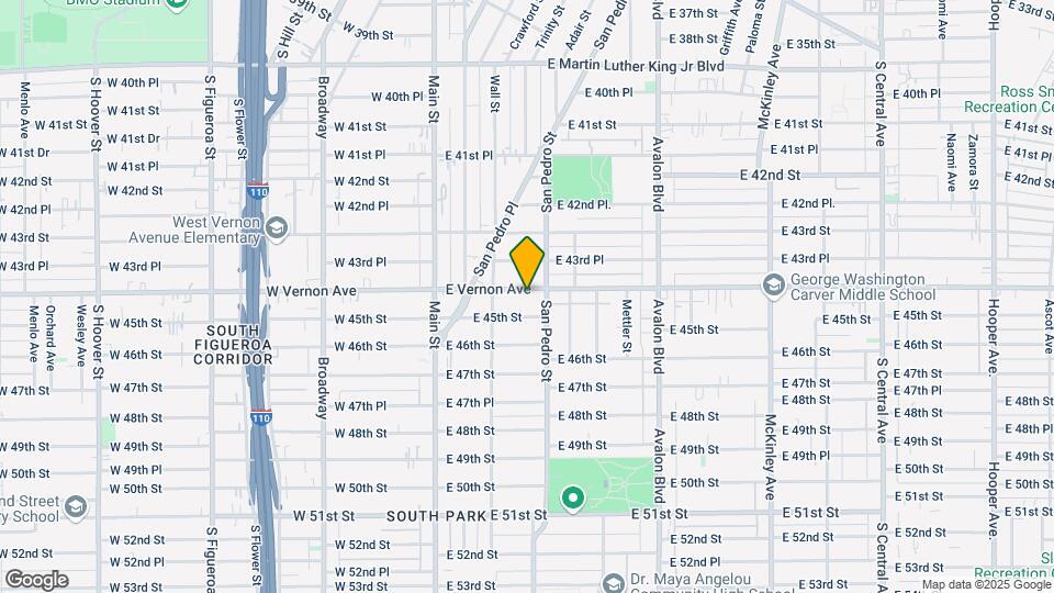 238 E Vernon Ave Map and Location Details