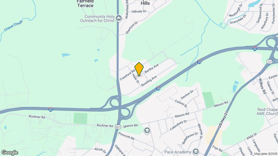 204 Bertha Ave Mapa y Detalles de la Ubicación