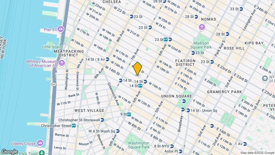 130 W 15th St Map and Location Details