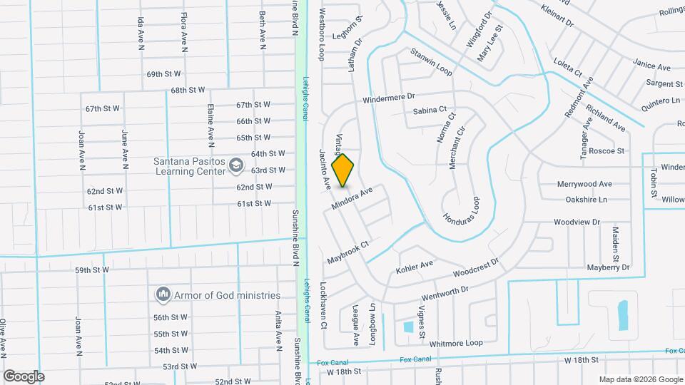 1847 Vintage Ave Map and Location Details