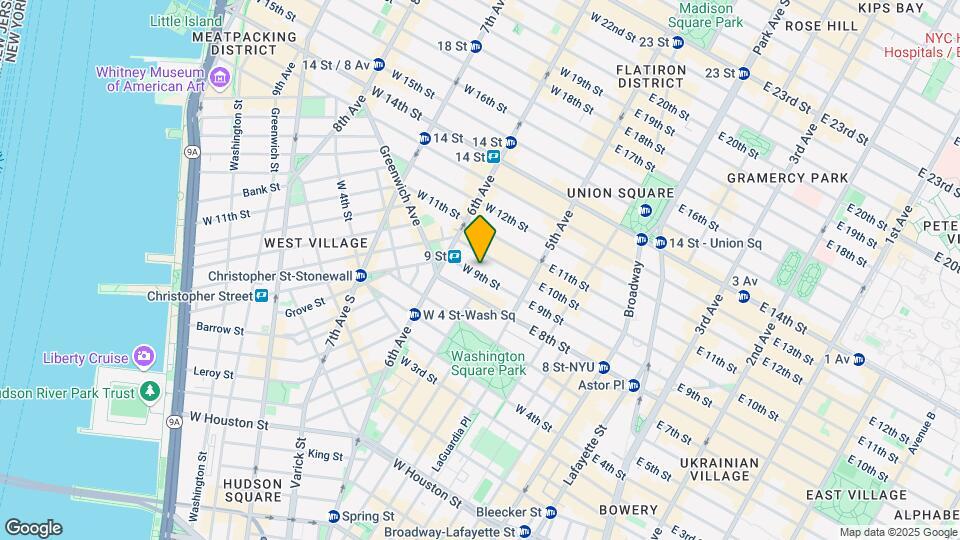45 W 9th St Map and Location Details