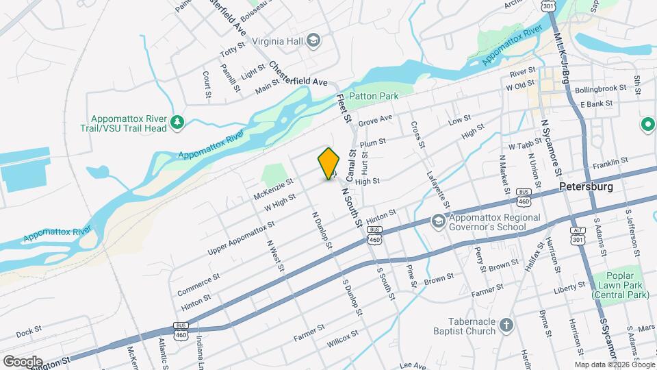 814 W High St Map and Location Details